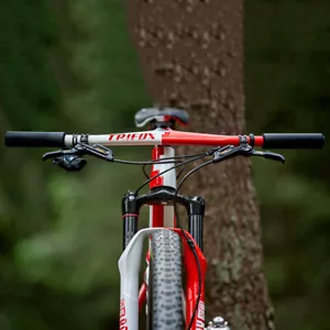 Carbon MTB Bike Handlebars and Stem Integrated 28.6 mm Carbon Handlebars - Picture 1 of 16