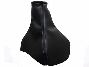 Manguito de cambios de hilo azul claro cuero auténtico para FORD COUGAR 1998-2002 - Imagen 1 de 1