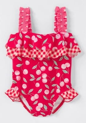 Traje de baño de una pieza MATILDA JANE Enchanted Garden Doerun Cherry talla 18-24 meses Foto 1 de 4