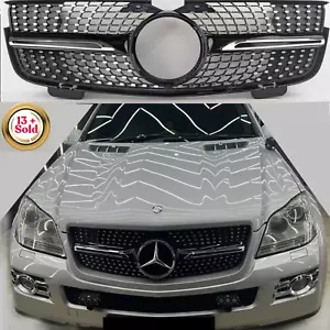 Per Mercedes Classe GL X164 GL450 GL320 Griglia Radiatore Anteriore 2006-09 Nero - Foto 1 di 15