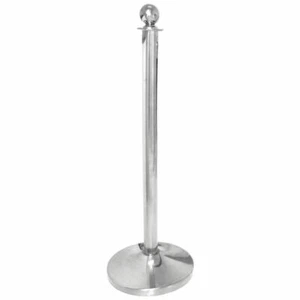 Barrera superior bola de bolero en acero inoxidable - chapada - 950 (H) x 300 (Ø) mm - Imagen 1 de 7