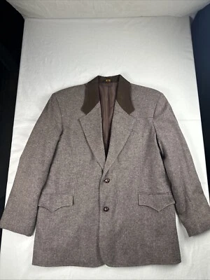 Vintage Pioneer Wear Blazer Sport Coat Men’s Size 46 2 Button Fishtail EUC USA - Image 1 of 4