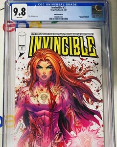 Invincible #2 CGC 9.8 Tyler Kirkham WhatNot Exclusivo Atom Eve - Imagen 1 de 8