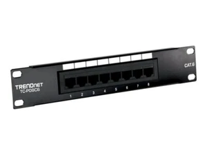 TRENDnet TC-P08C6, 8-Port Cat. 6 Unshielded Patch Panel - Picture 1 of 7