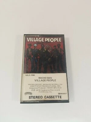 Cassette Village People Macho Man Tape Vintage 1970s Music Promo Foto 1 de 4