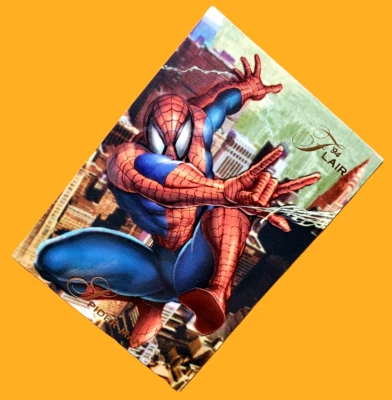 Amazing SPIDER-MAN #1 1994 Flair Marvel Entertainment Comics Fleer Card #5 Mint. - Image 1 of 4