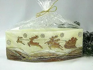 WEIHNACHTSKERZE HANDARBEIT LAMPE MIT 2 TEELICHTERN - Bild 1 von 7