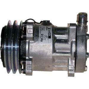 Compresor de A/C Genuino Sanden SD7H15 4271 155cc 2G A Doble V Vertical 132mm 24v - Imagen 1 de 1