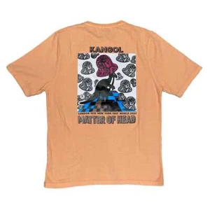 KANGOL T-Shirt TEE METTER OF HEAD T-Shirt Male Orange L - KAS23-TSH12-136-L - Foto 1 di 2