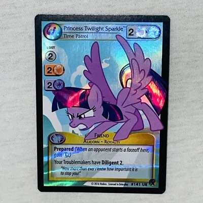 My Little Pony CCG: Princess Twilight Sparkle Time Patrol - Marks #141 UR - Image 1 of 4