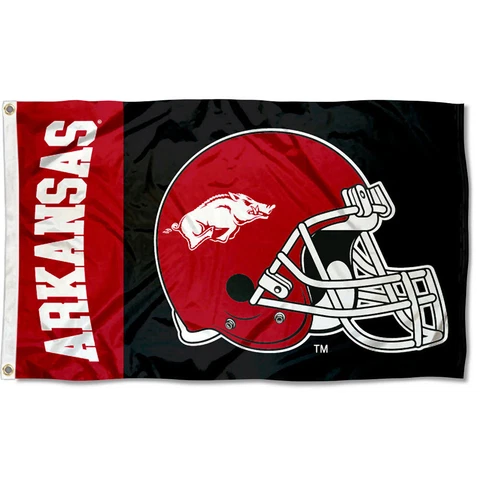 University of Arkansas Helmet Flag Cover