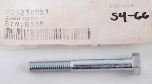 Bullone esagonale vite originale OEM Husqvarna 725238051, 725 23 80-51 M6 x 50 nuovo NOS - Foto 1 di 4