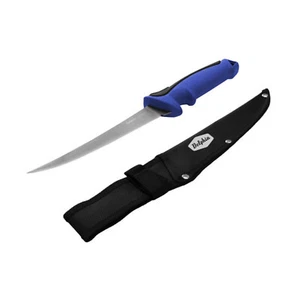 Filetiermesser Fisch Messer mit Holster Angelmesser scharf Küchenmesser rostfrei - Bild 1 von 2