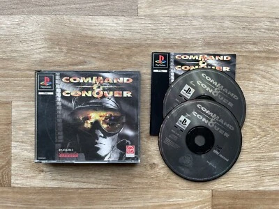 Command and Conquer, PS1 PlayStation Big Box Game with Manual. - Image 1 of 4