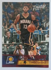 Paul George #5 Prestige Bonus Shots Red 2016/17 Basketball Card (#08/75) - Picture 1 of 1