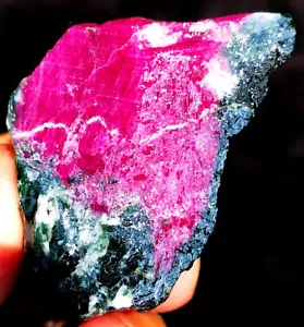 50.0g Museum!!! Natural Red Ruby in Green Zoisite Crystal Gem Specimen ia7920 - Picture 1 of 14