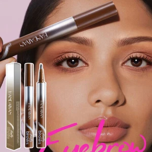 4 heads Tattoo Eyebrow Pencil Liner Ink Liquid Brush Pen Waterproof Natural NEW/ - Picture 1 of 18