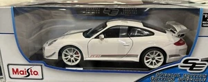 1/18 Maisto Porsche 911 GT3 RS 4.0 White Diecast Special Edition NIB RARE New - Picture 1 of 3