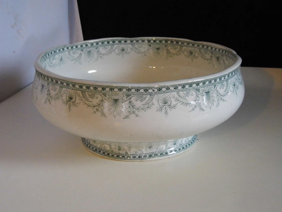  SALADIER ANCIEN RARE FAÏENCE SIGNE MOULIN DES LOUPS & HAMAGE MODELE WILBUR TBE - Photo 1/1