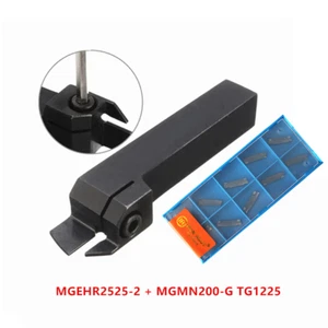 1P MGEHR2525-2 Werkzeughalter + 10P MGMN200-G TG1225 CNC Hartmetalleinsatz für P.M.K - Bild 1 von 6