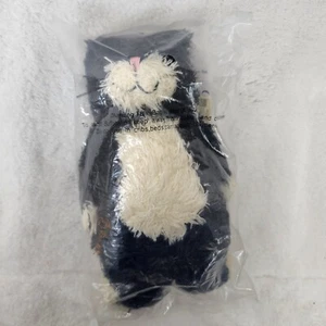 New In Original Package Jellycat Bunglie Cat Black Kitten Tot Factory Sealed 7" - Picture 1 of 6