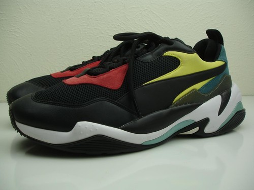 Scarpe Sneakers Uomo Tg 12 M Puma Thunder Spectra 36751601 Nero Rosso Giallo Blu