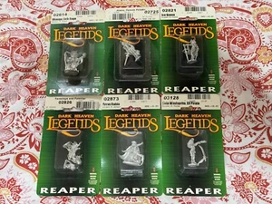 Reaper Miniatures Dark Heaven Legends x 6pcs 02614 02725 02821 02826 02873 03128 - Picture 1 of 1