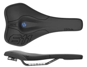 Sillín de asiento de bicicleta SQlab 611 Ergowave 130 mm de ancho negro - Imagen 1 de 1