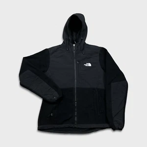 Chaqueta para mujer The North Face mediana negra Denali Polartec con capucha cremallera completa polar - Imagen 1 de 9
