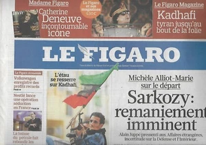 El Figaro N º 20705 26/02/2011 Revolte En Libia _ Remaniement -sarkozy _ Nestle - Picture 1 of 1