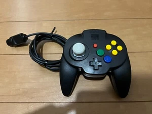 Nintendo 64 Controller Hori Pad mini Black Color HN6-07 - Picture 1 of 5