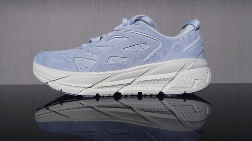 HOKA ONE ONE Donna Clifton L Scamosciato Country Air Bit Blu 1122571 CABOB Taglia 8 5