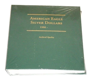 Littleton - Custom Coin Album - American Eagle Silver Dollars 1986- LCA 13 NEW - Picture 1 of 3