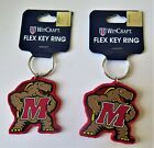 TWO (2) MARYLAND TERRAPINS, FLEXIBLE KEY RINGS FROM WINCRAFT