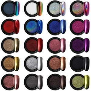 20 cans of metallic mirror effect aurora borealis pigment 1g/can - Bild 1 von 8