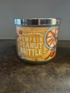 Bath & Body Works Pumpkin Peanut Brittle 3-Wick Candle - Picture 1 of 2