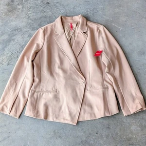 Spanx The Perfect Asymmetrical Tailored Blazer in Toffee size 2X NWT - Picture 1 of 10