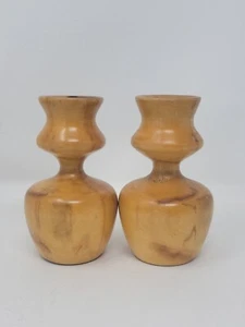 Pr. Holz Kerzenständer Rocky Mountain Handarbeit How's Your Aspen? 6" - Bild 1 von 9