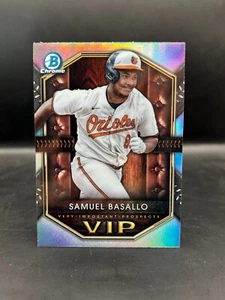 Samuel Basallo 2025 Bowman cromo VIP #VIP-4 Baltimore Orioles - Imagen 1 de 2