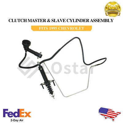 Clutch Master and Slave Cylinder Assembly Fits 1995 Chevrolet/Gmc C1500 C2500 - Image 1 of 2