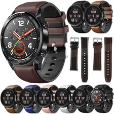 Leather&Silicone Band Strap For Samsung Gear S3 Frontier /Classic /Galaxy Watch