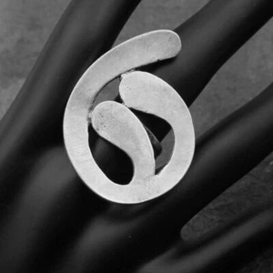 Crystalogy Ethno Ring Statement 925er Sterling Silber beschichtet zamak Ring 255 - Picture 1 of 7