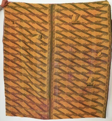 Yellow Vintage Kantha One Of A Kind Very  High Quality Quilts Bedding Blankets - Image 1 of 3