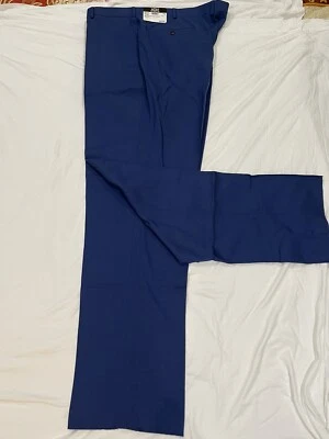 joe joseph abboud 2.0 Custom Express Nested 100% Wool Navy Pants Size 54 Men - Image 1 of 4