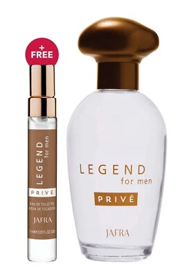 JAFRA Legend Prive` Para Hombre Eau De Toilette 2.5 Floz con Mini Viaje GRATIS a Juego Foto 1 de 4