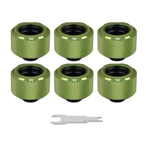 THERMALTAKE PACIFIC C-PRO GREEN Compression Fitting 6x Pack CL-W212-CU00GR-B * - Picture 1 of 7