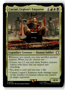 Caesar, Legion's Emperor M Universes Beyond: Fallout 1 MTG - Picture 1 of 2