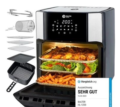 Heißluft-Fritteuse, Airfryer, 12 L XXL - Bild 1 von 4