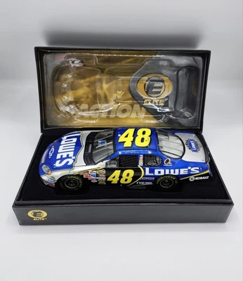 Jimmie Johnson #48 2006 Lowe's Preview 290/408 Elite raro 1:24 NASCAR diecast Foto 1 de 4