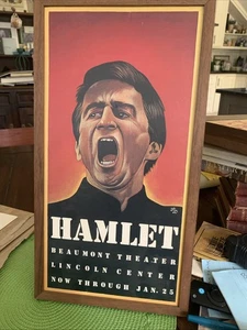 HAMLET MINI BROADWAY THEATER SHOW MINI POSTER DRUCK GERAHMT 81/2 x 16 - Bild 1 von 4